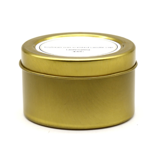 8oz Wholesale scented travel candles tins with private label own brand custom packaging bo